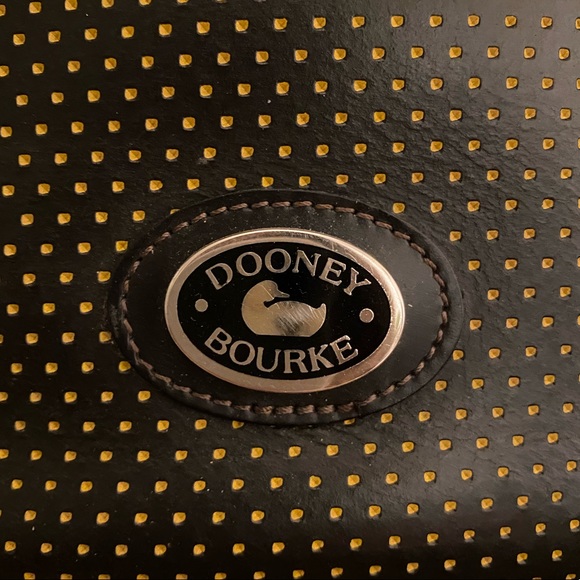 Dooney & Bourke Black Perforated Bucket Bag - Picture 4 of 7